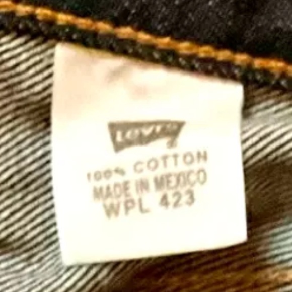 👖LEVI’S👖501 XX RED TAG “SLEVAGE” STRAIGHT BUTTON FLY BLUE JEANS EUC💙 - Picture 11 of 16